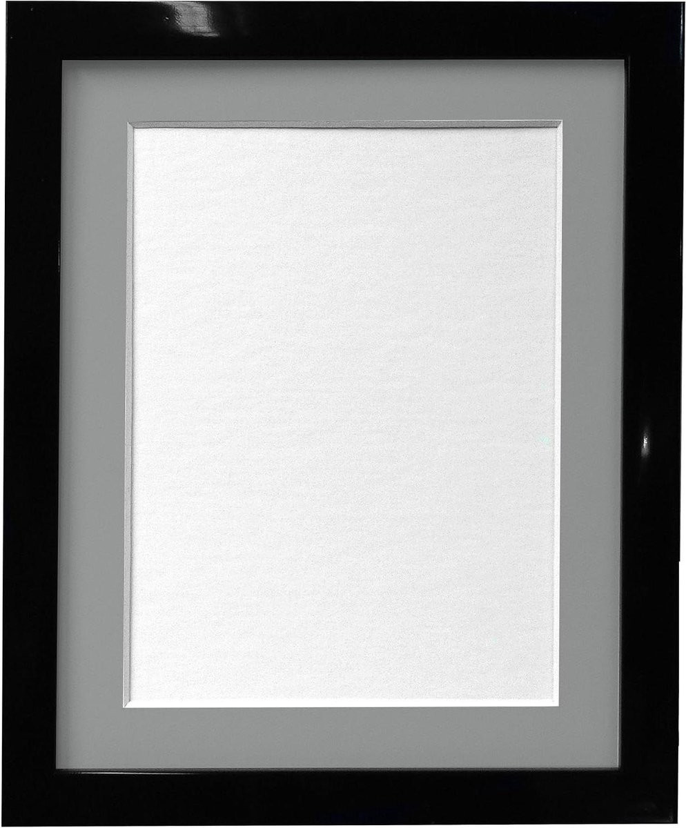 Fotolijst Zwart met Passe-partout - Posterlijst Wandlijst - 18x12 Inch