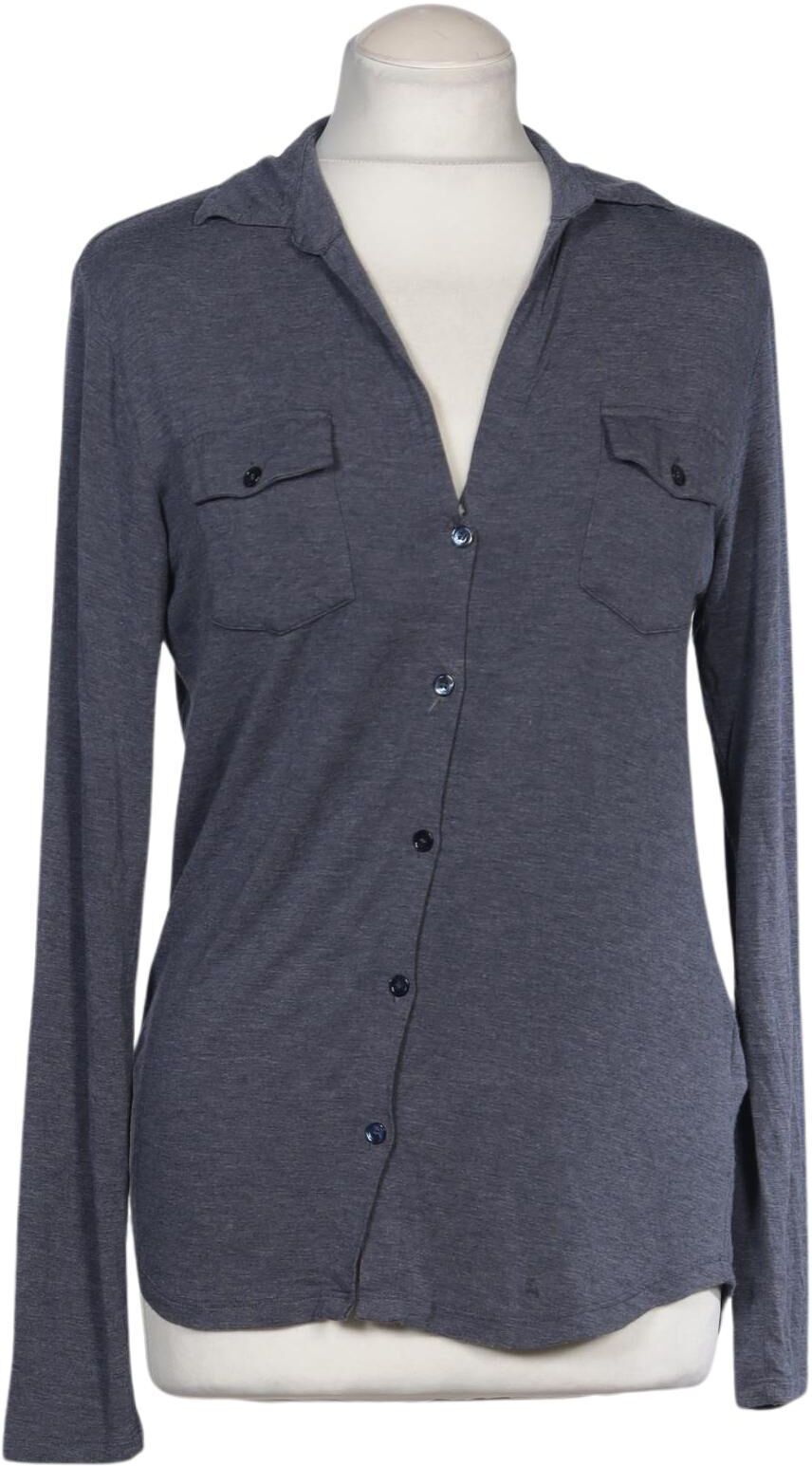 Majestic Filatures Damen Bluse, Blau, Gr. EU 36, Viskose / Elasthan - Second Hand