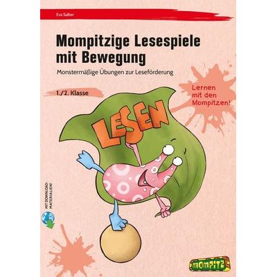 Mompitzige Lesespiele mit Bewegung, Set von Eva Salber, Persen Verlag in der AAP Lehrerwelt GmbH, 978-3-403-20837-2