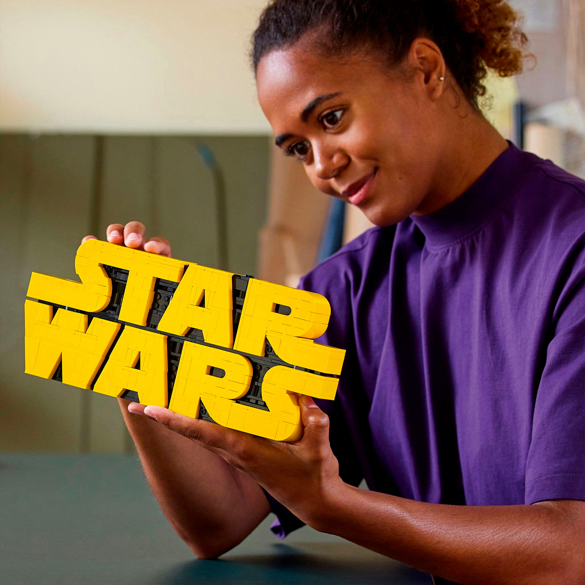 Konstruktionsspielsteine LEGO "Star Wars Logo aus LEGO Steinen (75407), LEGO Star Wars ™", bunt, Spielbausteine, Kinder, Kunststoff, Konstruktionsspielsteine, Made in Europe