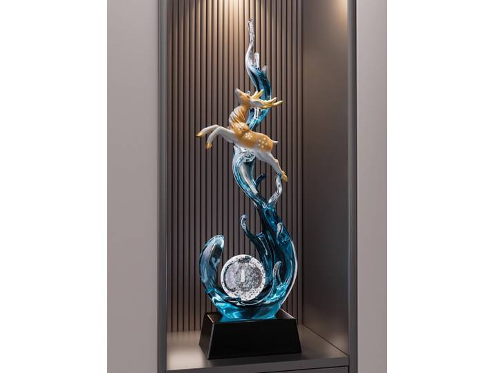 Décorations pour la maison, décorations pour gagner du vent et de l'eau, armoires TV d'entrée de salon, armoire à vin, décorations artistiques Niche
