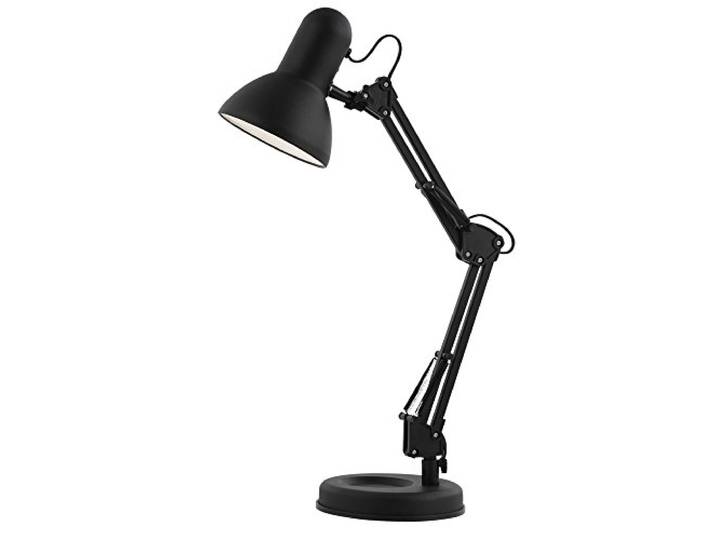 Verstellbare Schreibtischlampe FAMOUS Schwarz, Höhe 59cm
