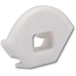 ISOLED Zubehör für Profil CORNER10 SLIM - Endkappe (1 Stk.), EC88, mit Kabeldurchführung ISO-114774
