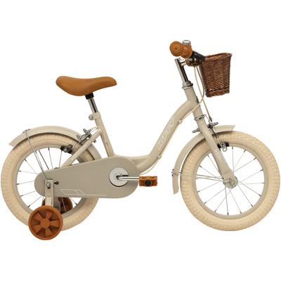 Kinderfahrrad HUFFY "Vintage Grey Matte" Gr. 23, grau, Fahrräder, Kinder, 23cm, 14 Zoll (35,56cm) hinten: 14 Zoll (35,56cm)