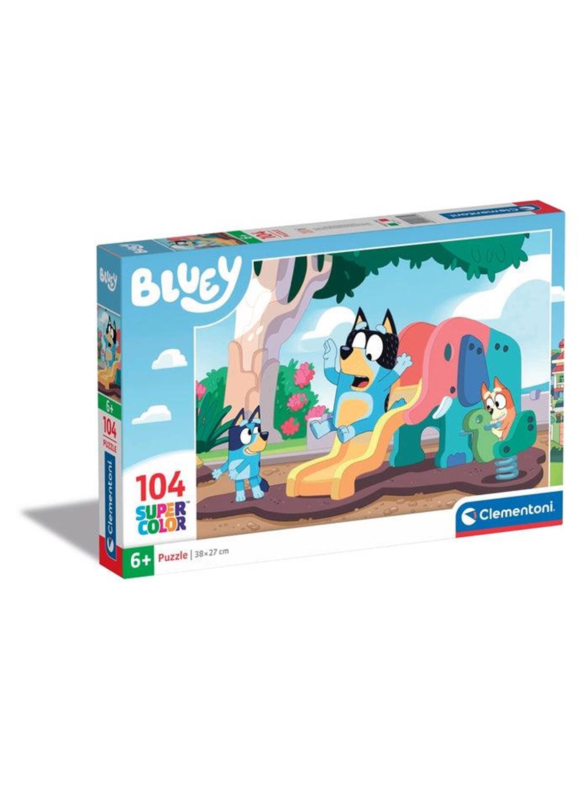 Clementoni Jigsaw Puzzle Bluey on the Slide 104st. 2D Puzzles