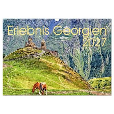 Erlebnis Georgien (Wandkalender 2027 DIN A3 quer), CALVENDO Monatskalender