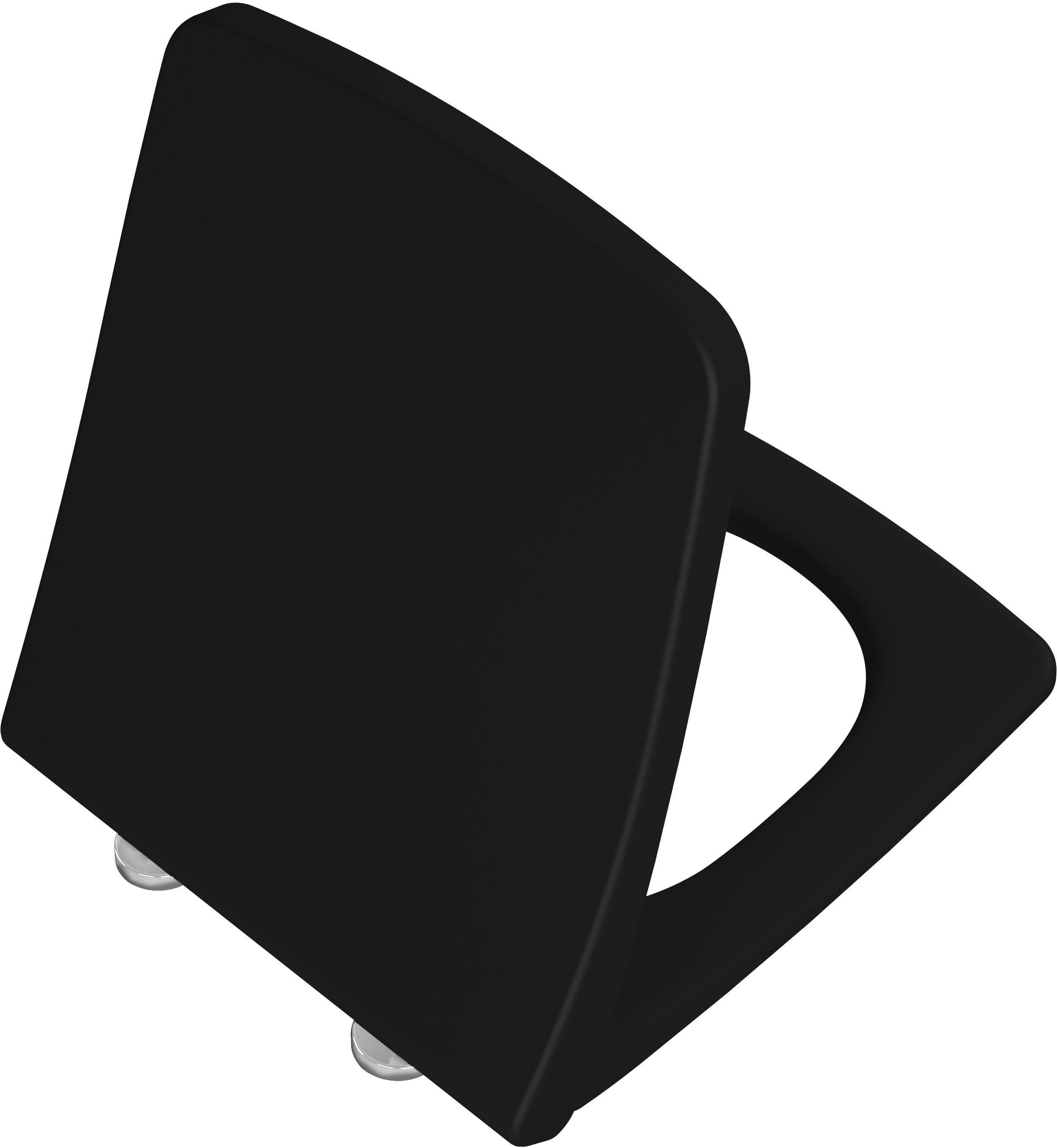 Vitra Metropole WC siège 132-083R419 avec soft close et quick release, amovible, noir mat