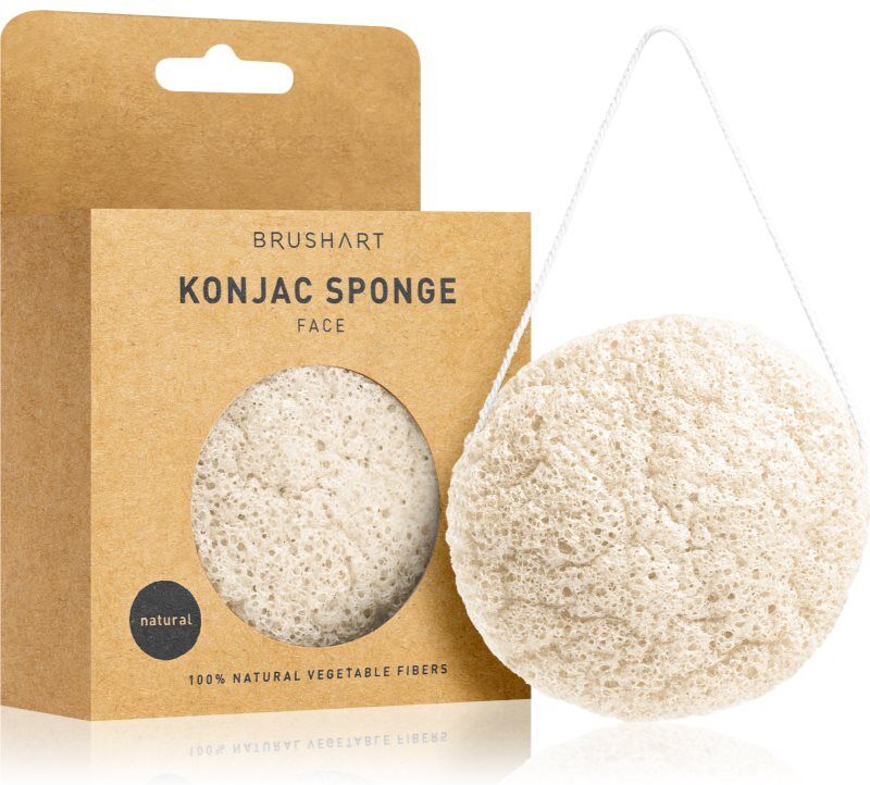 BrushArt Home Salon Konjac sponge gentle exfoliating sponge for the face Natural 5 g