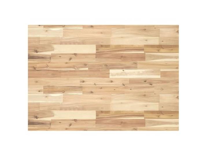 GFDWPUY Akazienholz Tischplatte 100x70x4 cm Massivholz Unbehandelte Oberfläche, Pflegeleicht, Für Esstisch, Bistrotisch, Couchtisch