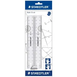 Staedtler, Lineal, Lineal (15 cm, Kunststoff)
