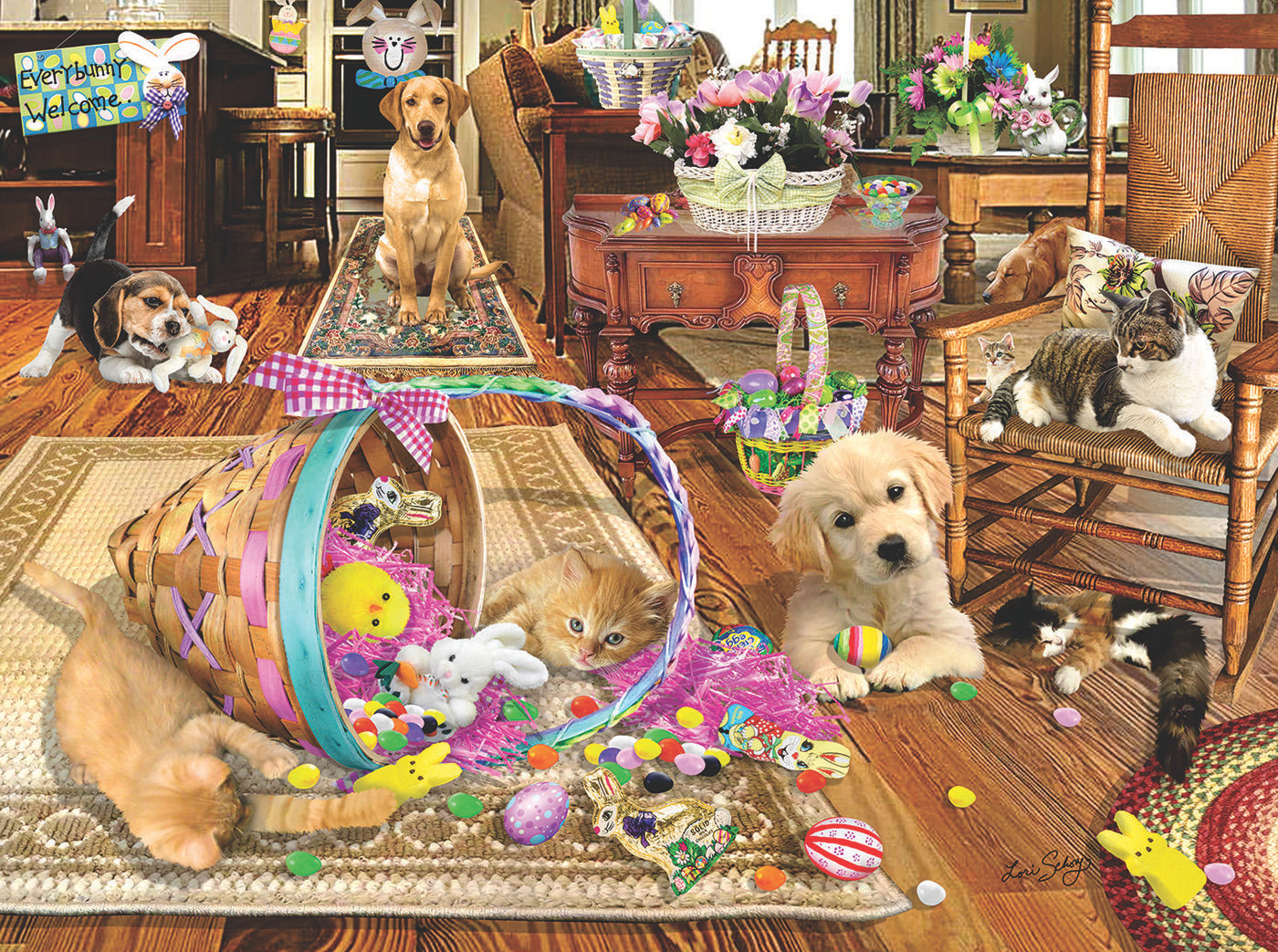 SunsOut Puzzel Paaschaos - 1000-delige puzzel