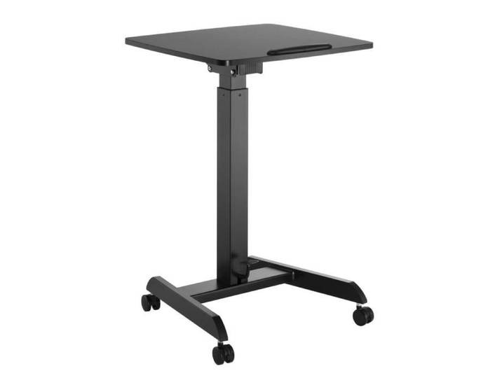 Table d'ordinateur portable réglable en hauteur avec roulettes Bureau assis-debout Réglable en hauteur jusqu'à max. 113cm