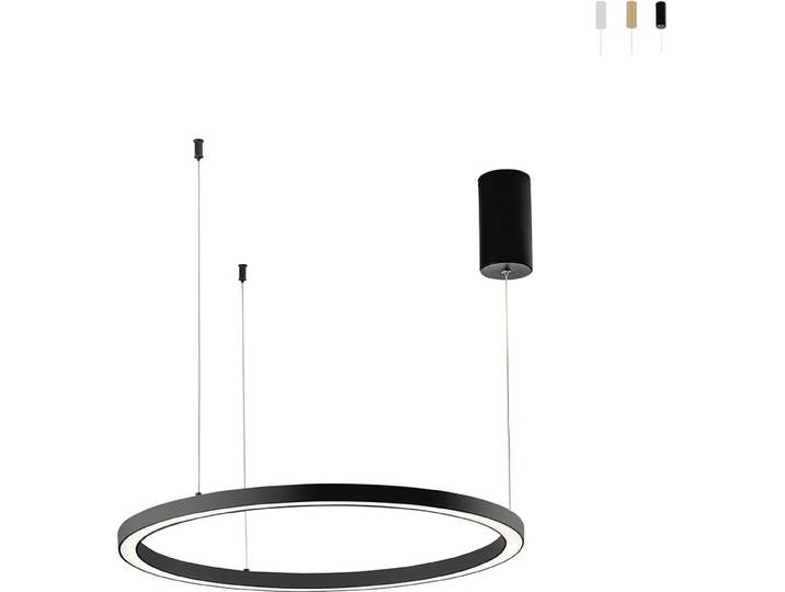 LED-Hängelampe Design Rund Minimalistisch 80cm Hoop - Schwarz
