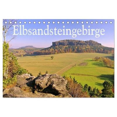 Elbsandsteingebirge (Tischkalender 2026 DIN A5 quer), CALVENDO Monatskalender