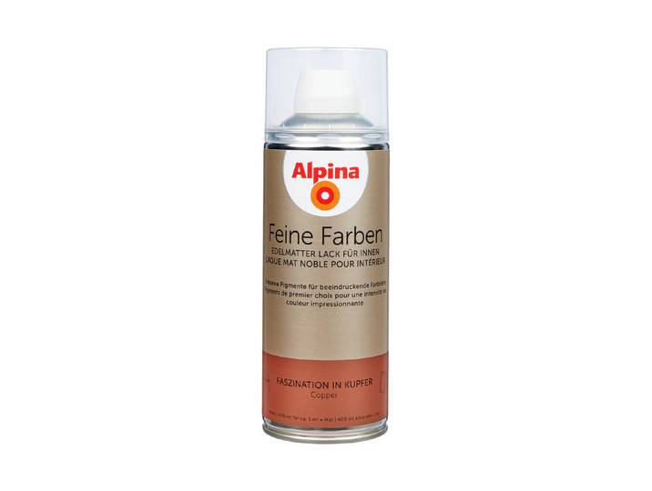 Alpina Sprühlack Feine Farben Faszination in Kupfer Kupfer 0.4 l Edelmatt