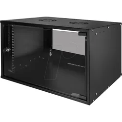 LOGILINK W06C55B - 19" Wandschrank ECO, 6 HE, montiert, schwarz
