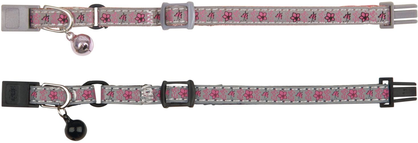 TRIXIE Junior Kätzchenhalsband, reflektierend, Blümchen