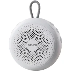 VEVOR Einschlafhilfe, White Noise Machine, 20 Musiktitel, 4-in-1-Soundmaschine mit weißem Rauschen, automatischem Abschalttimer, sanftem Ringlicht, Speicherfunktion & Kindersicherung, Rauschgerät