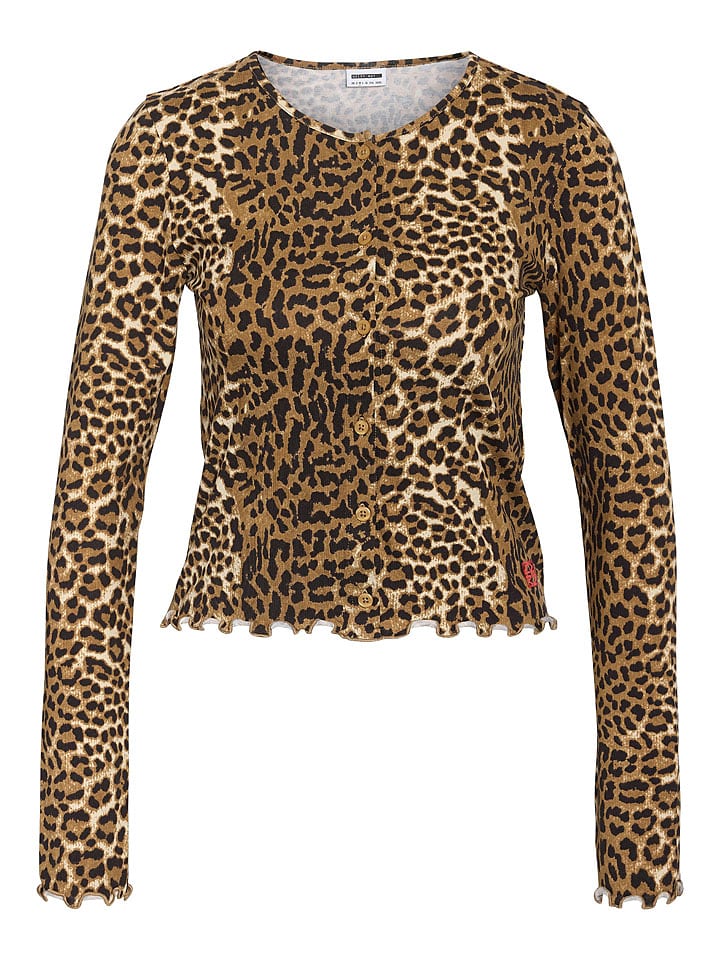 Noisy may Cardigan "Molly" in Camel/ Schwarz - L