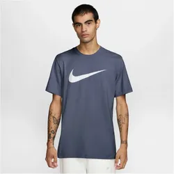 NIKE Sportswear Swoosh T-Shirt Herren 491 - diffused blue L