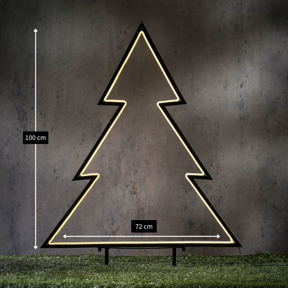 Luca Lighting Spot à piquer noir fer h100xl1xl72cm Noir 72x100x1cm