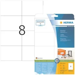 Herma 200er-Pack PREMIUM 5062 Klebeetiketten »105x74 mm« weiß