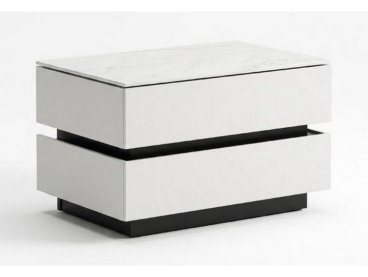 JVmoebel Nachttisch Nachttisch Modern Grau Edel Luxus Design Nachtschrank Nachtkonsole, Made in Europa