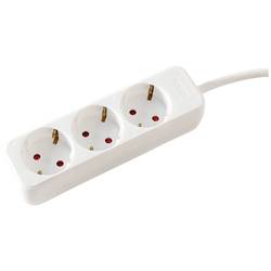 VALUE 3-fach Steckdosenleiste ohne Schalter, weiß, 1,5 m 19.99.1072