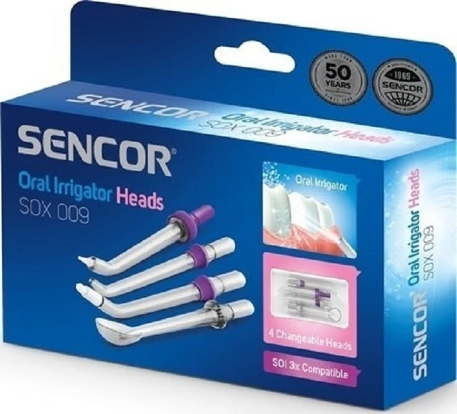 SENCOR SOX 009 Ersatzbürstenkopf für SOI 33x, 4 Stk