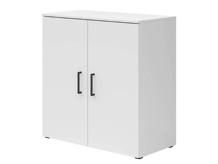 Armoire multifonction Hick 80 x 83cm Blanc/Blanc