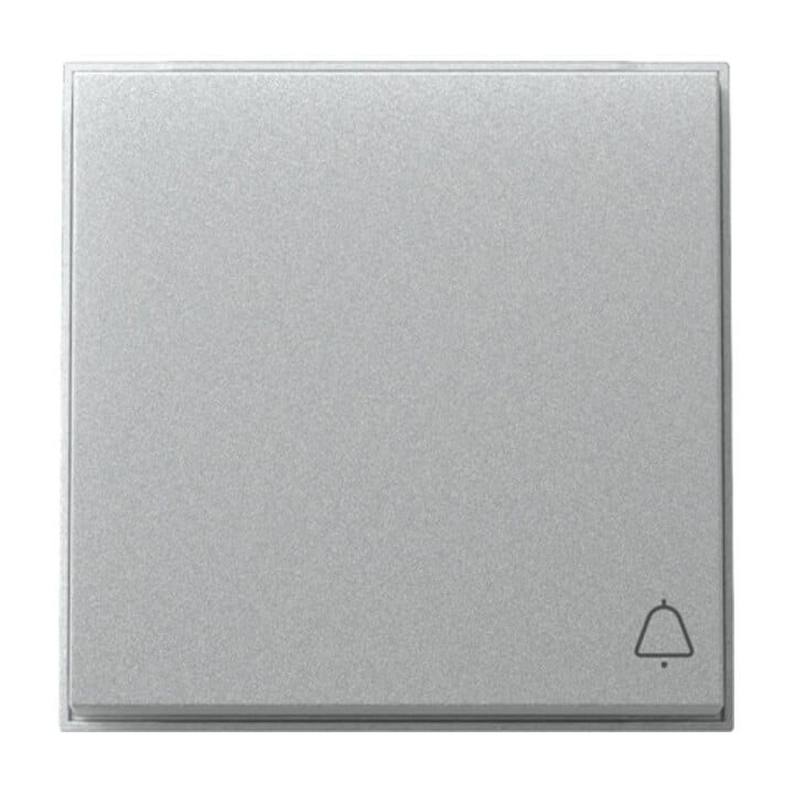 Gira Plaque de commande Symb. Sonnette WG encastrée F Aluminium 328665 (328665)
