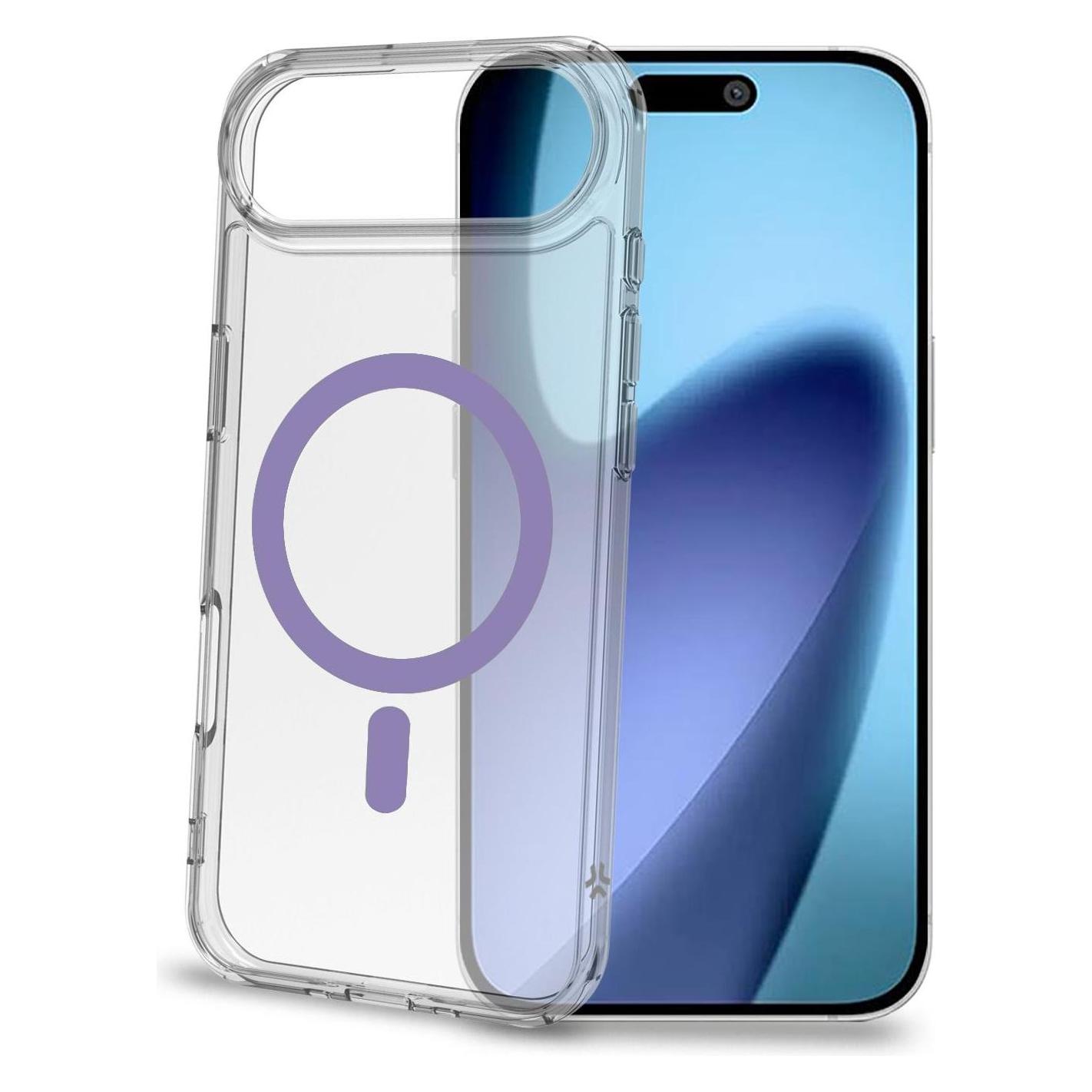 Celly Cover Magnetica Trasparente für iPhone (Apple iPhone X) (GELSKINMAG1153V)