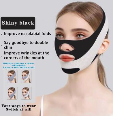 Multisell Products Hub Chin Slimming V Line Shaper Mask Anti Wrinkle Face Lifting Strap For Beauty & Health black