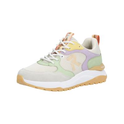 Sneaker RIEKER "Rieker Sneaker Textil", Damen, Gr. 40, Textil, bunt (creme), Schuhe Sneaker
