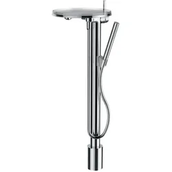 LAUFEN Kartell Standsäulen-Einhebelmischer mit Deco Disc H3213310041211, freistehend, mit Brause