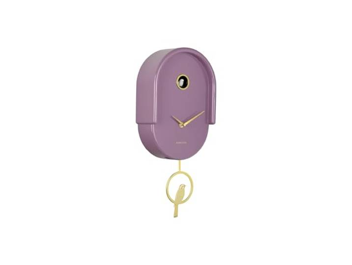 Karlsson Wanduhr Tweet - Violett - 20x8.5x42cm