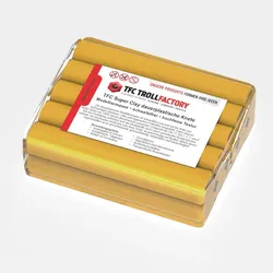 TFC SUPER CLAY Knete ocker Modelliermasse hochfeine Textur geschmeidig formstabil dauerplastisch