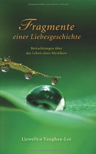 Llewellyn Vanghan-Lee - Fragmente einer Liebesgeschichte: Betrachtungen über das Leben eines Mystikers - Preis vom 11.10.2026 03:10:56 h