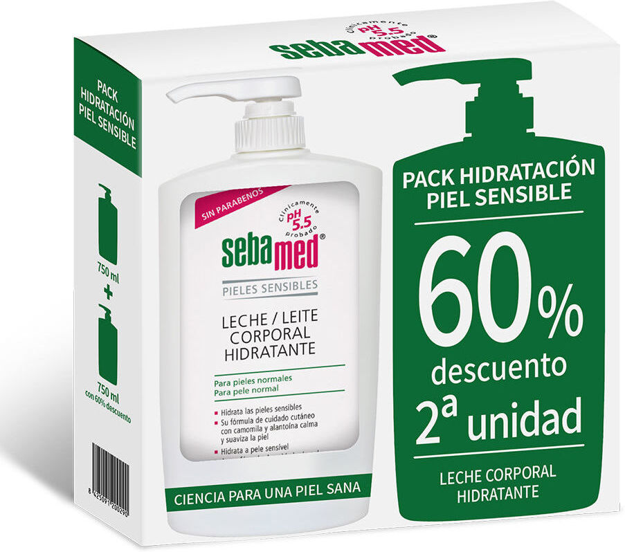 Sebamed Sensitive Skin Body Milk 2 x 750 ml