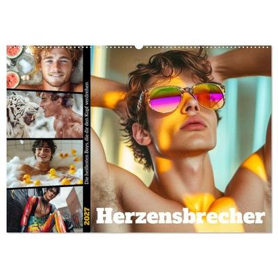 Herzensbrecher (Wandkalender 2027 DIN A2 quer), CALVENDO Monatskalender