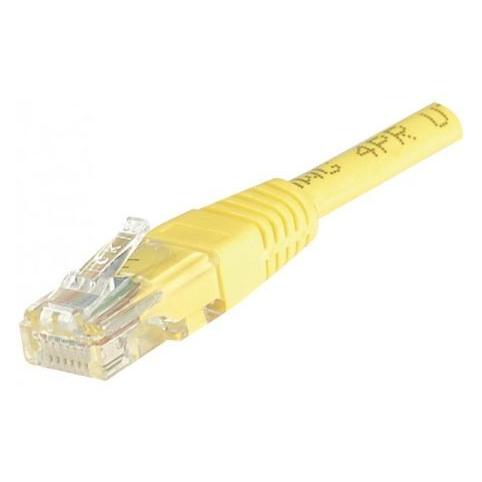 Exertis Connect Patchkabel, CAT.6, U/UTP, ungeschirmt, Kupfer, gelb, 15,0m Patchkabel mit Rastnasenschutz (U/UTP, CAT6, 15 m) (EXC245761)