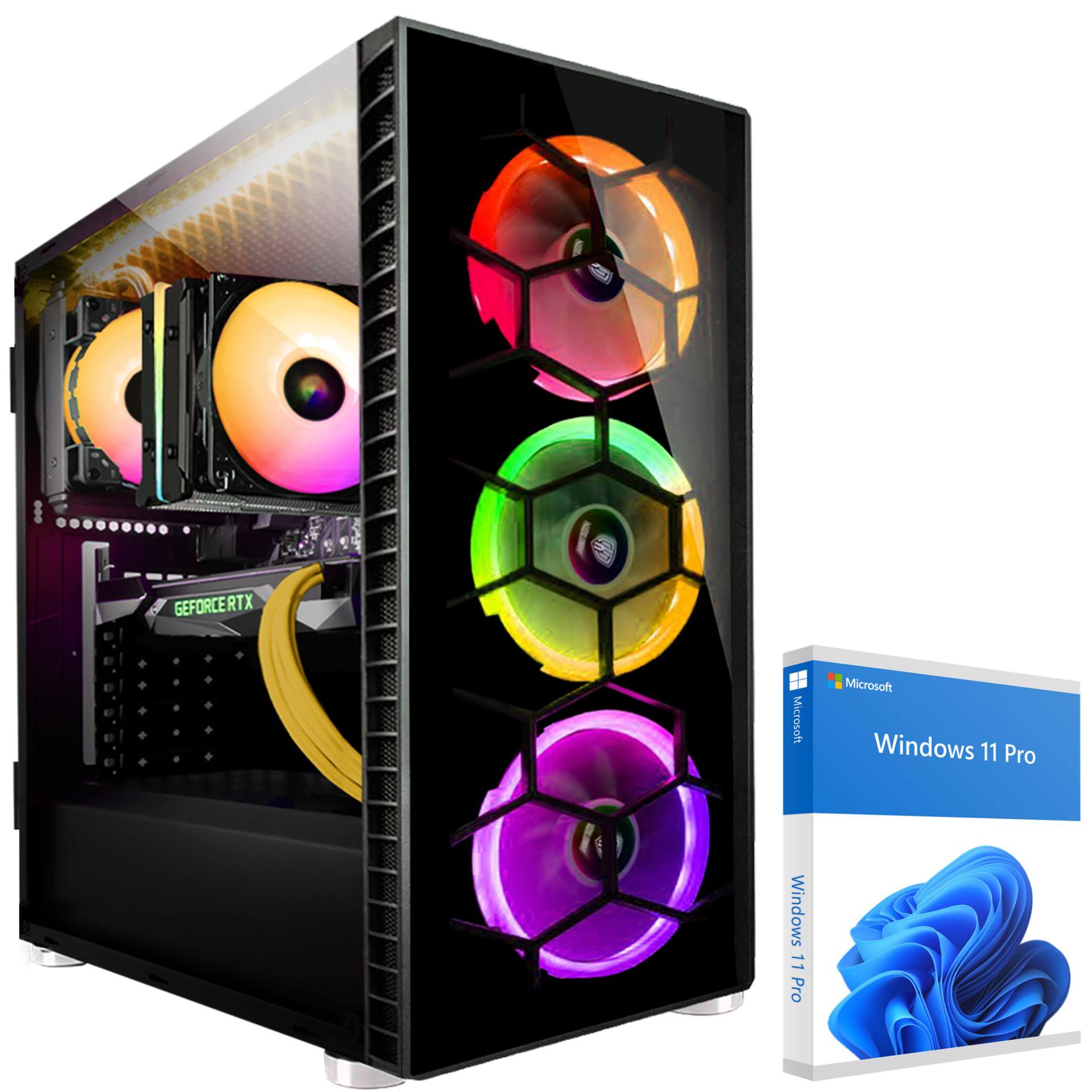 KRAFTPC High End Gaming-PC Intel Core i9 12900KF - GeForce RTX5060 8GB - 1TB M.2 SSD - 32GB DDR4 - Win11 - WLAN - Gamer PC Desktop PC Gaming Computer