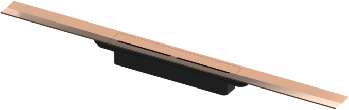 TECE drainprofile Duschrinne 671013 1000 mm, Polished Red Gold / Rotgold glänzend, Breite 55mm, PVD