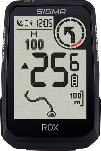 Sigma ROX 4.0 (Black) Endurance Fahrradcomputer, kabellos Bluetooth mit Vollgrafikdisplay