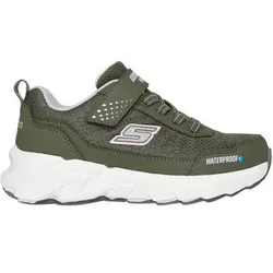 SKECHERS Kinder Lifestyle-Sch. nieder Ki WATERPROOF GORE & STRAP SNEAKER, Größe 31 in Grün Grün