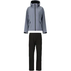 Weather Report Gust AWG Allwetter-Set (Regenjacke + Regenhose) Damen 2182 - flint stone 46