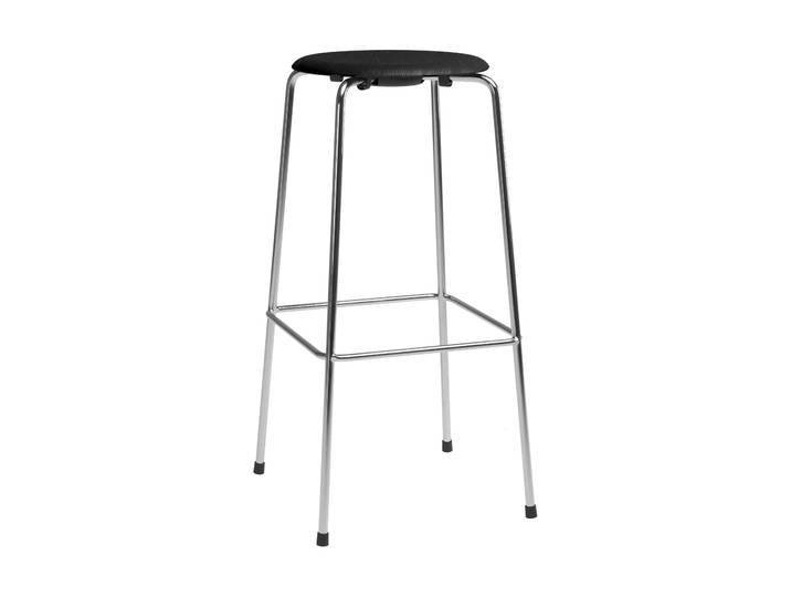 Fritz Hansen High Dot Barstuhl Esche schwarz-Chrom