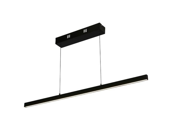 Suspension Layla 8 x 10 x 102cm Noir/Noir Acier / Aluminium thermopoudré LED Module LED