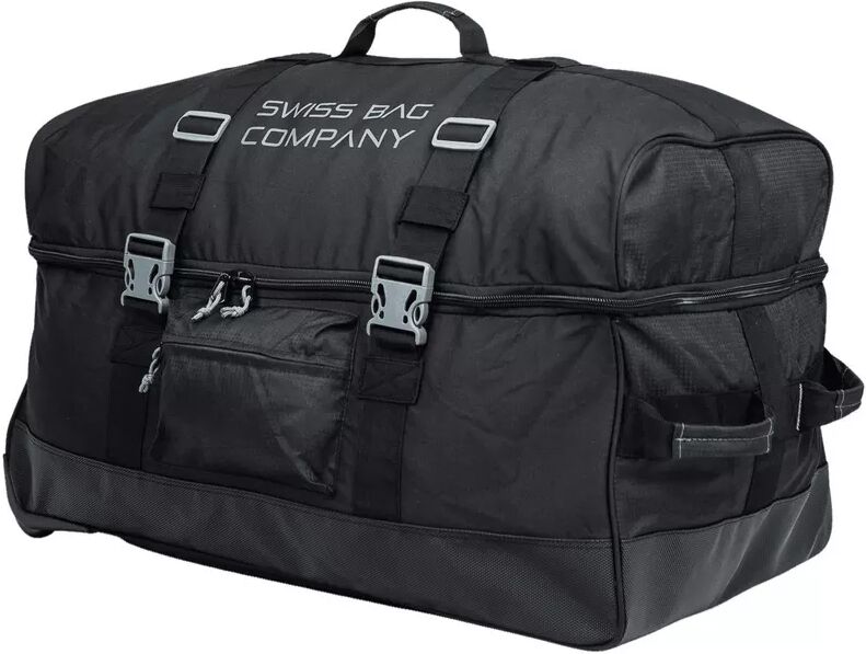 SWISS BAG COMPANY - XXL Double Decker, Rolltasche, 80cm, Black