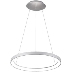 Deko-Light LED Pendelleuchte MEROPE, 40cm, 30W, 3000/4000K, IP20, silber D-342191